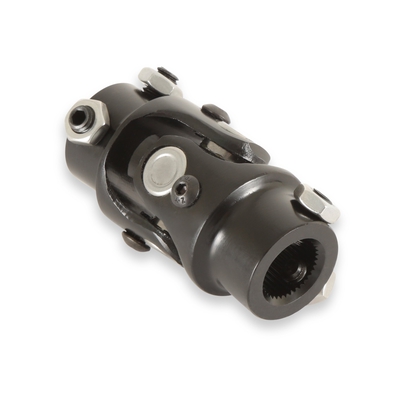 Holley U-joint - Steel - Black Zinc 3/4"-36 Spline x 3/4" DD