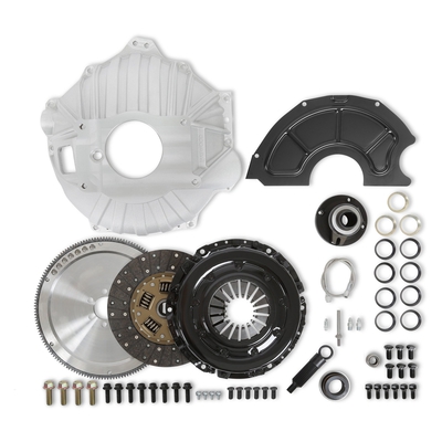 Complete Transmission Installation Kit For GM TKO/TKX - Fits 1986-1993 Externally Balanced Small Block Chevrolet Engines