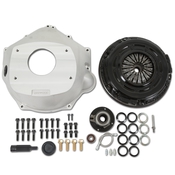 Holley Complete Transmission Installation Kit - 6-Bolt LS Engine to TKX / TKO Everything you need to connect a 6-Bolt LS Engine to a Tremec TKX or TKO Transmission