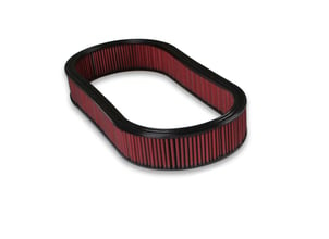 Oval Red Washable Gauze Filter