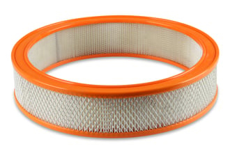 Air Filter - 14"x3" - White Paper Element - Orange Ring