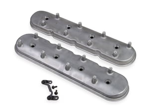 Standard Height LS Valve Covers for Dry Sump Applications - Natural Cast