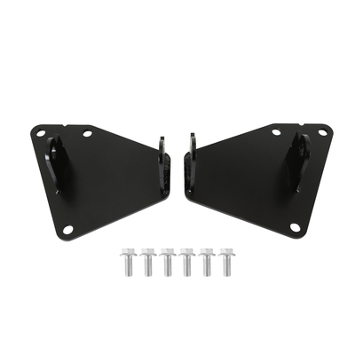 Hooker BlackHeart LS/LT Engine Mount Brackets - G-Body 1978-1988 GM A/G-Body with LS or LT Engines - Use with 4th Gen F-Body Style Clamshell Mounts