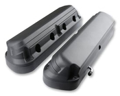 Holley 2-Piece Ford Style Valve Cover - Gen III/IV LS - Satin Black