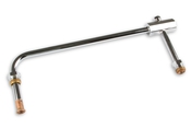 Fuel Line Fuel Line Chrome For Holley Model 4150 Carburetor 5/8-18 inverted flare inlet. 9.460" center to center.