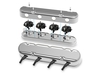 Holley 2-Piece Finned Valve Cover - Gen III/IV LS - Polished Chevrolet Gen III/IV LS - Cast Aluminum - Coil-Mounting Base & Integrated Coil Cover