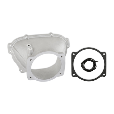 Holley Ultra Lo-Ram 105MM Throttle Body Adapter- GM Gen V LT Front-Feed Mount - Satin Finish