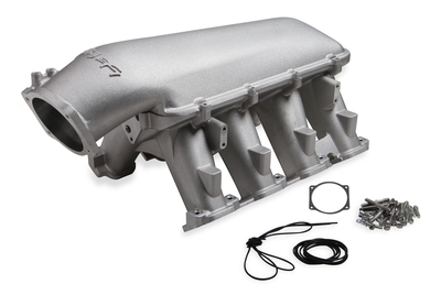 Holley Hi-Ram Intake Manifold - GM LT1 GM Gen V LT1 Hi-Ram, 1 x 105mm LS Throttle Body (Longitudinal Mount) w/out Port EFI Provisions