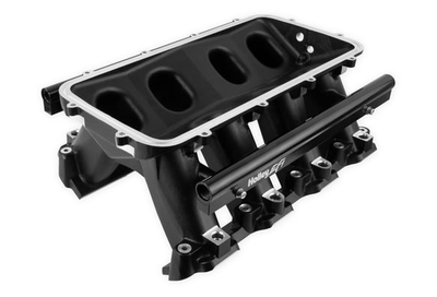 Holley Hi-Ram Lower Manifold - GM LS7- Black LS7 EFI Base Only