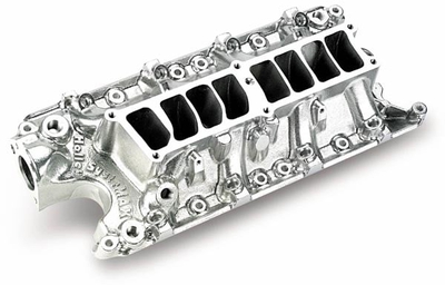 Holley SysteMAX Lower Intake - Ford Small Block V8 EFI Intake Manifold 1986-1995 5.0L Lower Only Shiny Finish