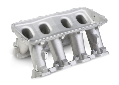 Holley Hi-Ram Lower Manifold - GM LS1/LS2/LS6 LS1/LS2/LS6 Cathedral Port Carbureted Base Only (Plenum-Top-Mounting Fabrication Flange Available)