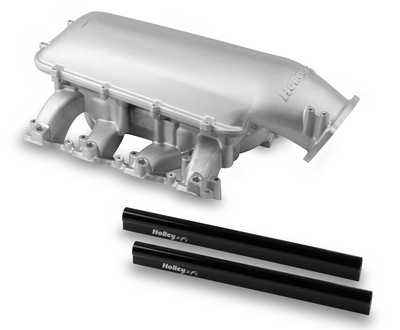 Holley Mid-Rise Intake - GM LS3/L92 w/ 95mm Top All GM LS Gen III or IV engines equipped with LS3/L92 style rectangular ports. Mid-Rise EFI Intake Manifold Kit. 1500-6500RPM Power Band.