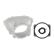 Holley Ultra Lo-Ram 105MM Throttle Body Adapter- GM Gen V LT Front-Feed Mount - Satin Finish