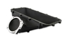 HI-RAM 105MM Cast Side Mount Plenum Top Black Finish- 86-95 Ford 5.0 Style throttle body patterns