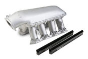 Holley Hi-Ram Intake - GM LS3/L92 EFI Hi-Ram Intake for 1 x 92mm GM LS Throttle Body - Longitudinal Mount Plenum Top