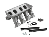 Holley Hi-Ram Lower Manifold - GM LT1 LT1 Hi-Ram, Lower Manifold Only w/Port EFI Provisions & Fuel Rails. Order Plenum Top Separately.