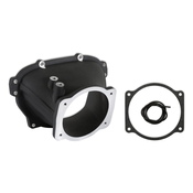 Holley Ultra Lo-Ram 105MM Throttle Body Adapter- GM Gen V LT Front-Feed Mount - Black Finish