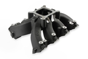 Holley Single Plane EFI Split-Design Race Intake Manifold- GM LS1/LS2/LS6-Black EFI single plane split-design race intake manifold. Fits all GM LS Gen III or IV engines equipped with LS1/LS2/LS6 style cathedral port cylinder heads