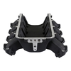 Holley Ultra Lo-Ram Manifold Base - GM Gen V LT Front-Feed - OE Direct Injection Only - Black Finish