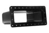 LS Ultra Lo-Ram Billet Burst Panel Duct Billet Burst Panel Duct Black Anodized Finish