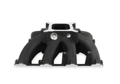 Holley Single Plane Split-Design Race Intake Manifold- GM LS3/L92- Black-4150 Carbureted single plane split-design race intake manifold. Fits all GM LS Gen III or IV engines equipped with LS3/L92 style cylinder heads