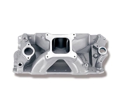 Holley Strip Dominator Intake - Chevy Small Block V8 Strip Dominator Intake Manifold 1957-1986 262ci-400ci, 1987-later with Aluminum Heads