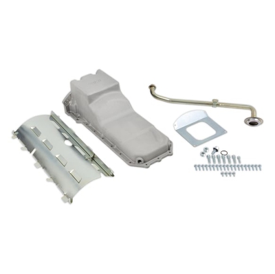 Holley Gen III Hemi Swap Oil Pan - Rear-Sump - Natural - VVT Fits VVT Gen III Hemi Engines - 2009-up 5.7L & 2011-up 6.4L Engines. Rear-Sump Design Fits Most Trucks