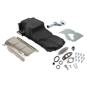 Holley GM Gen-V LT Swap Oil Pan GM Gen V LT Swap Oil Pan - Black - with Turbo Oil or PVC Return Port