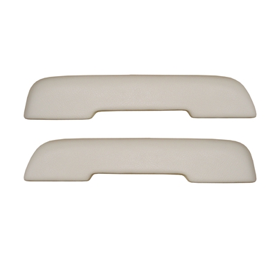 72 GM A-BODY FRONT ARMREST PADS - WHITE