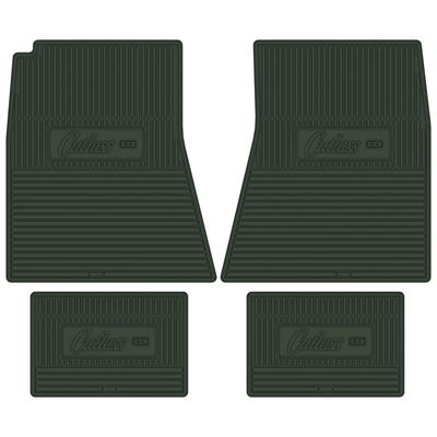 1970 OLDSMOBILE CUTLASS S/CUTLASS SUPREME SX 'SCRIPT LETTERS W/ CX LOGO' FLOOR MATS