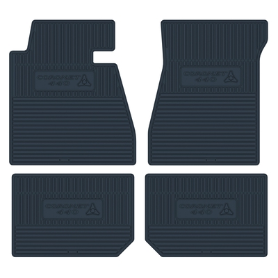 1969-1970 DODGE CORONET 440 440' FLOOR MATS W/ AUTOMATIC TRANSMISSION