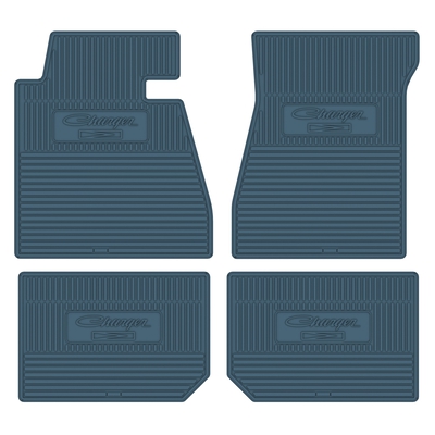 1966-1970 DODGE CHARGER/1968-1970 DODGE CHARGER R/T/1969-1970 DODGE CHARGER 500/CHARGER SE FLOOR MATS W/ AUTOMATIC TRANSMISSION