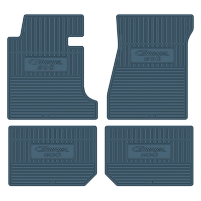 1969-1970 DODGE CHARGER 500 500' FLOOR MATS W/ MANUAL TRANSMISSION