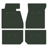 1969-1970 PLYMOUTH SPORT SATELLITE FLOOR MATS W/ AUTOMATIC TRANSMISSION