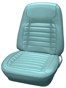 1968 CHEVROLET CAMARO "DELUXE" BUCKET SEAT UPHOLSTERY - TURQUOISE