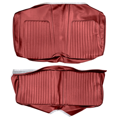 1967 CHEVROLET CAMARO "STANDARD" FOLD-DOWN REAR UPHOLSTERY - RED