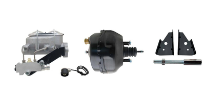 1964-1972 GM A, F, X 9" Delco Black Power Brake Booster Conversion Kit (Disc/ Disc)