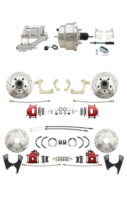 1959-1964 GM Full Size Front & Rear Power Disc/Disc Brake Booster & Wheel Conversion Kit #3 (Impala, Bel Air, Biscayne)