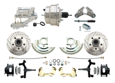 1964-1972 GM A Body 2 Inch Drop Front Disc Brake Booster & Wheel Conversion Kit #24