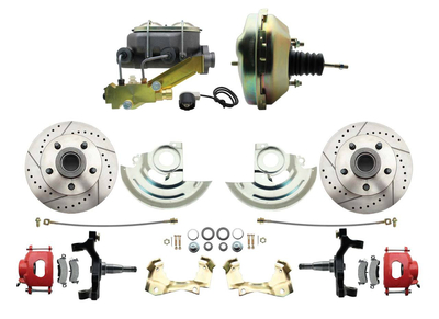 1964-1972 GM A Body 2 Inch Drop Front Disc Brake Booster & Wheel Conversion Kit #9