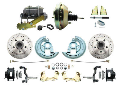 1964-1972 GM A Body Stock Height Front Disc Brake Booster & Wheel Conversion Kit #23