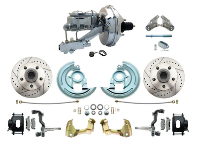 1964-1972 GM A Body Stock Height Front Disc Brake Booster & Wheel Conversion Kit #14