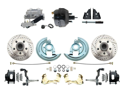 1964-1972 GM A Body Stock Height Front Disc Brake Booster & Wheel Conversion Kit #12