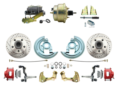 1964-1972 GM A Body Stock Height Front Disc Brake Booster & Wheel Conversion Kit #7