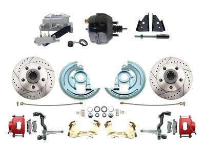 1964-1972 GM A Body Stock Height Front Disc Brake Booster & Wheel Conversion Kit #2