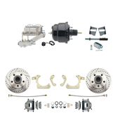 1959-1964 GM Full Size Front Conversion Booster & Wheel Kit #5 (Impala, Bel Air, Biscayne)