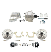 1959-1964 GM Full Size Front Conversion Booster & Wheel Kit #1 (Impala, Bel Air, Biscayne)