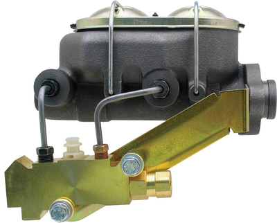 Universal Cast Iron 1-1/8" Bore Master Cylinder Kit w/ Left Mount Disc/Disc Proportioning Valve