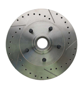 1962-1972 Mopar A, B, & E Body Vehicle Drilled/ Slotted Large Bolt Pattern Front Rotor (Passenger Side)