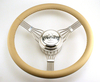 15" Stainless Steel Banded Banjo Style Steering Wheel